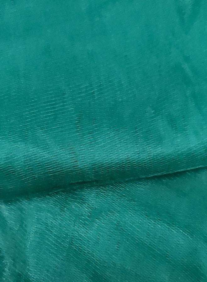 1iAM 2pcs Green Decoration Net - Large Size, Stitched with Ribbon, Nylon Made, Reusable, Soft, Wrinkled Free, 8.5x5ft Each, Backdrop Net For Birthday, Anniversary, Mehndi, Wedding Party Decorations - Image 5